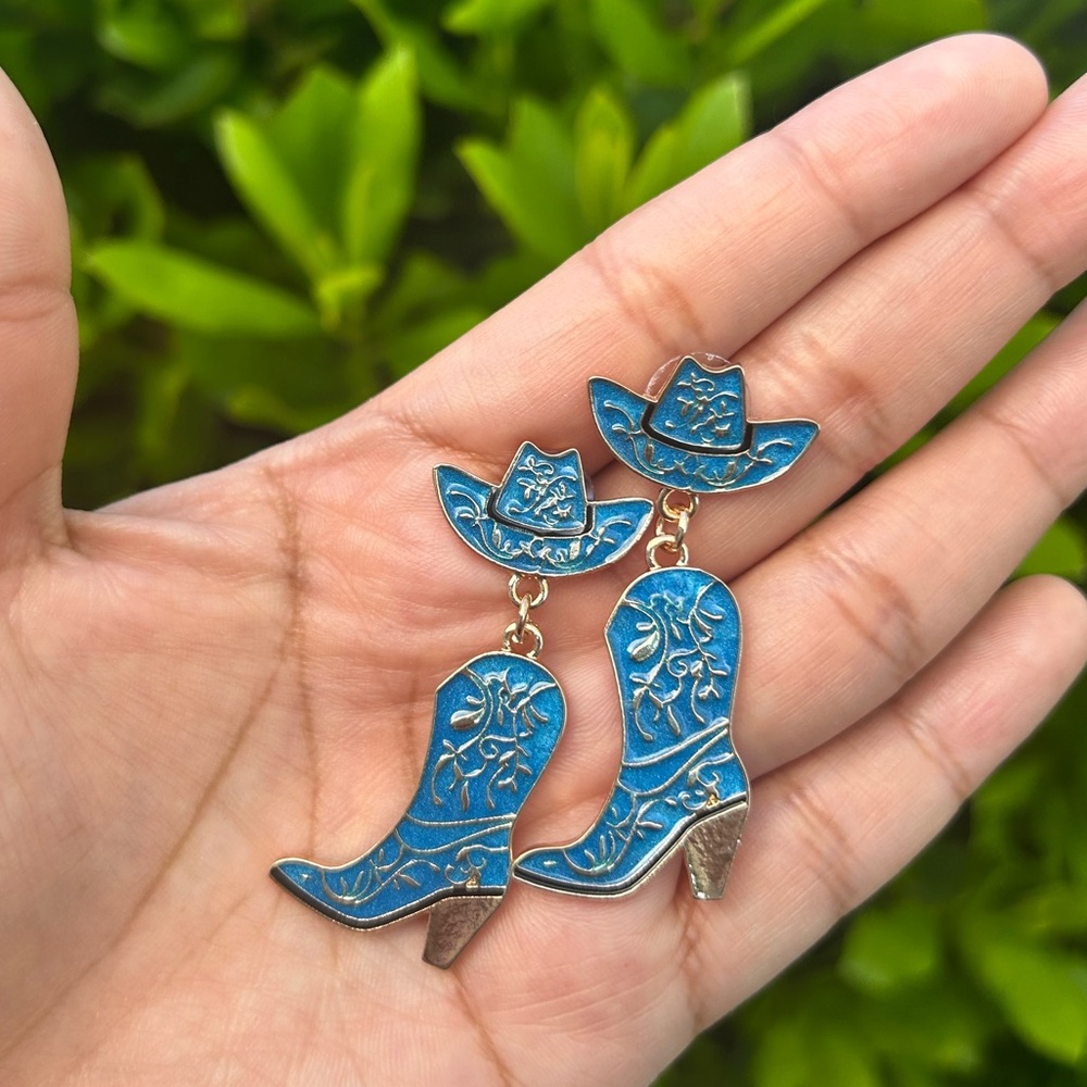 Cowboy 🤠 Hat & Boot Earrings